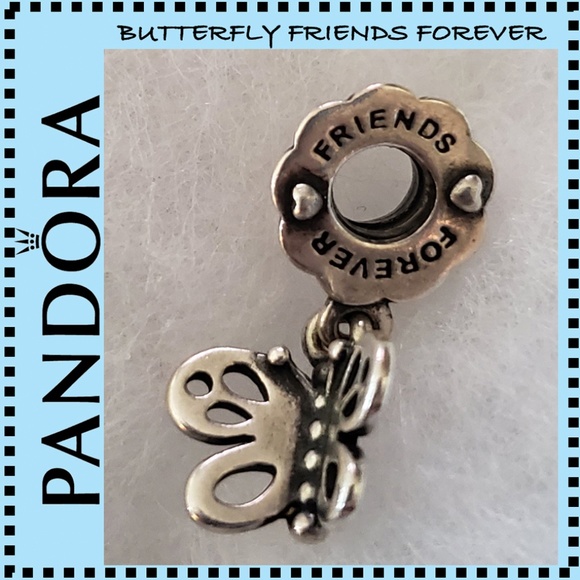 pandora friends forever butterfly charm pandora friends forever butterfly charm